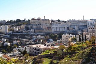 Here, an overview of the town of Bethlehem.