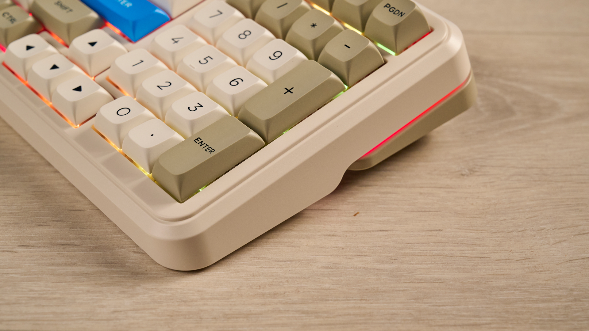 A colorful MCHOSE K99 V2 mechanical keyboard for productivity