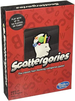 A picture of the board game Scattergories.
