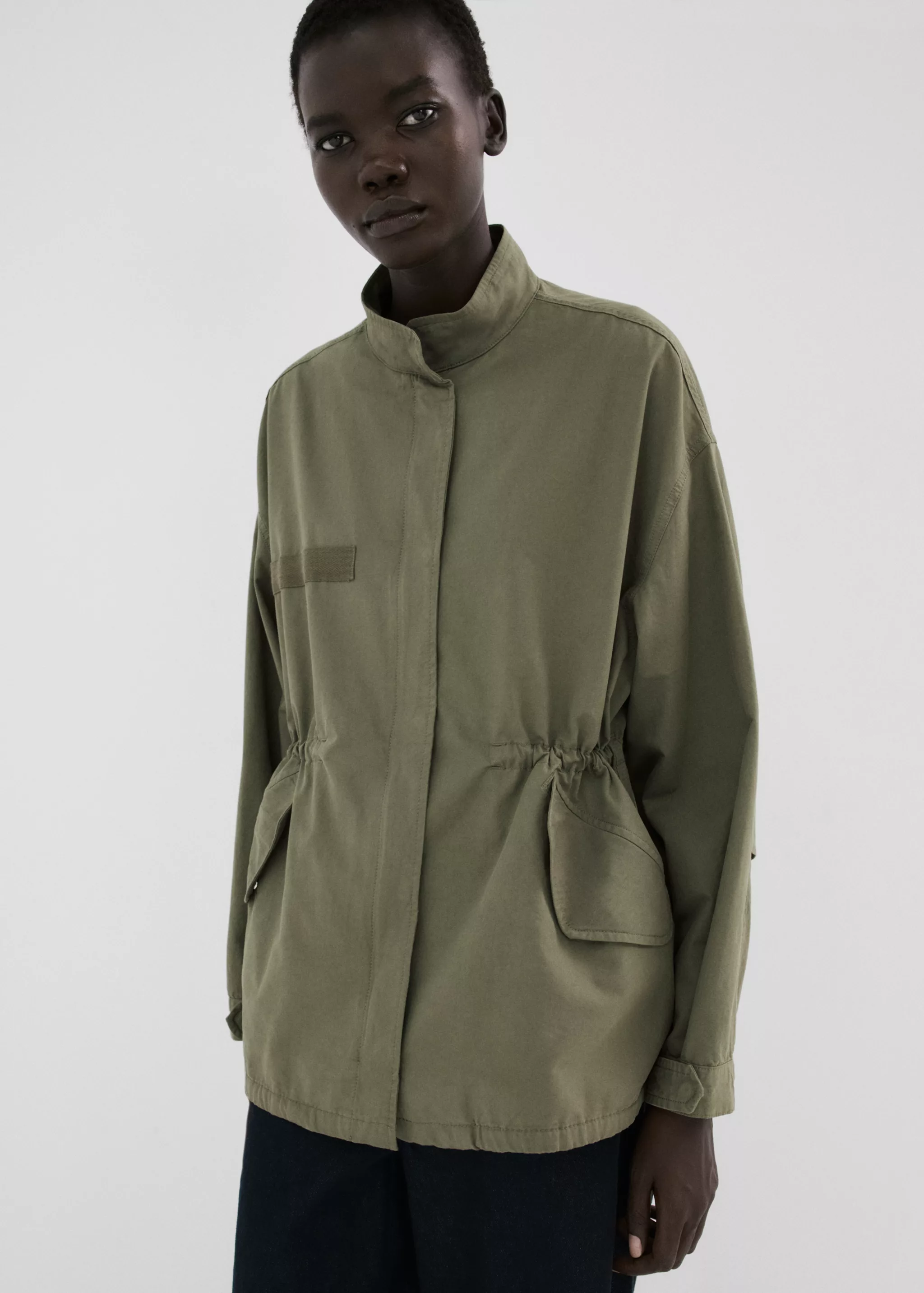 Cotton Jacket With Pockets - Women | Mango United Kingdom