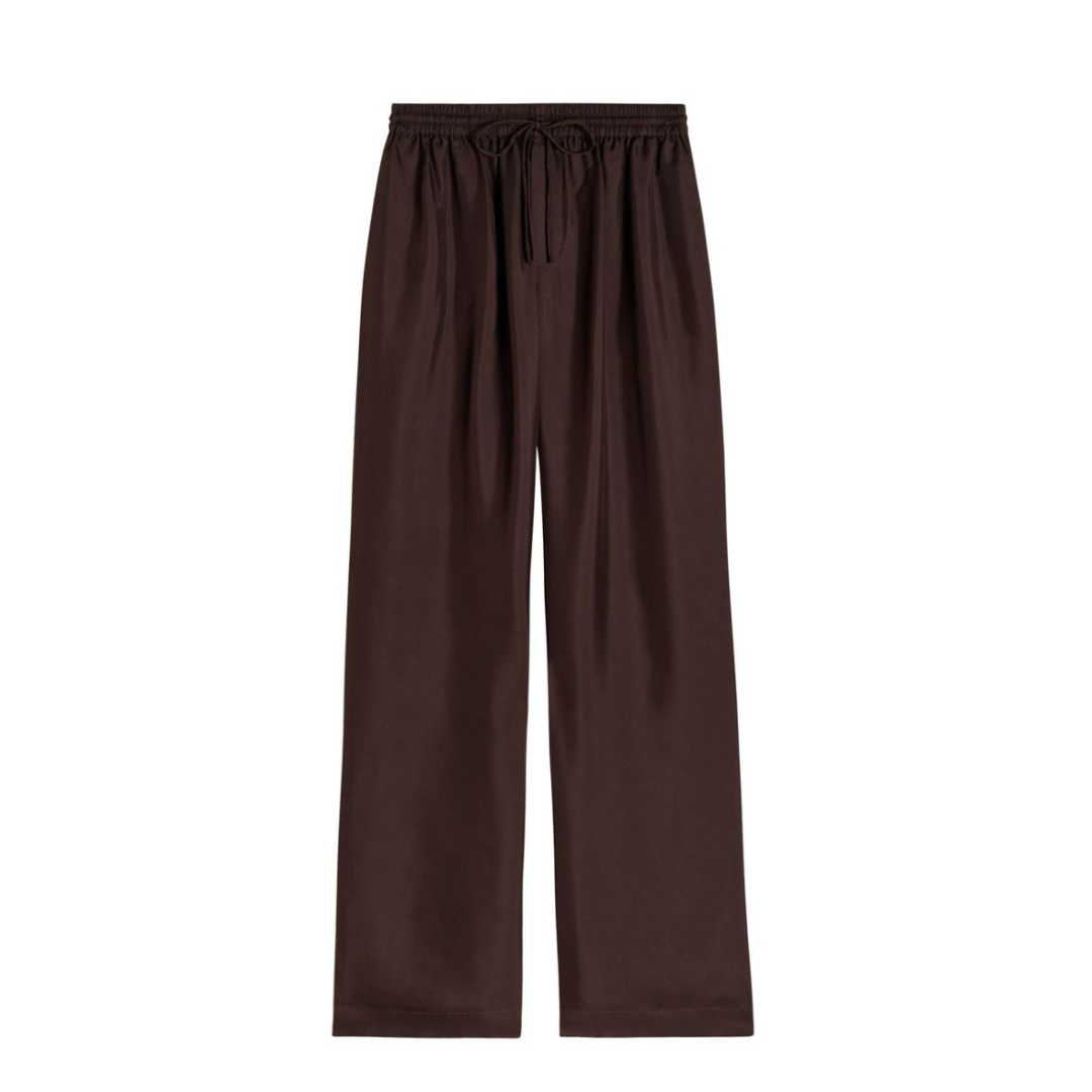 ROHE, Wide-Leg Silk Trousers