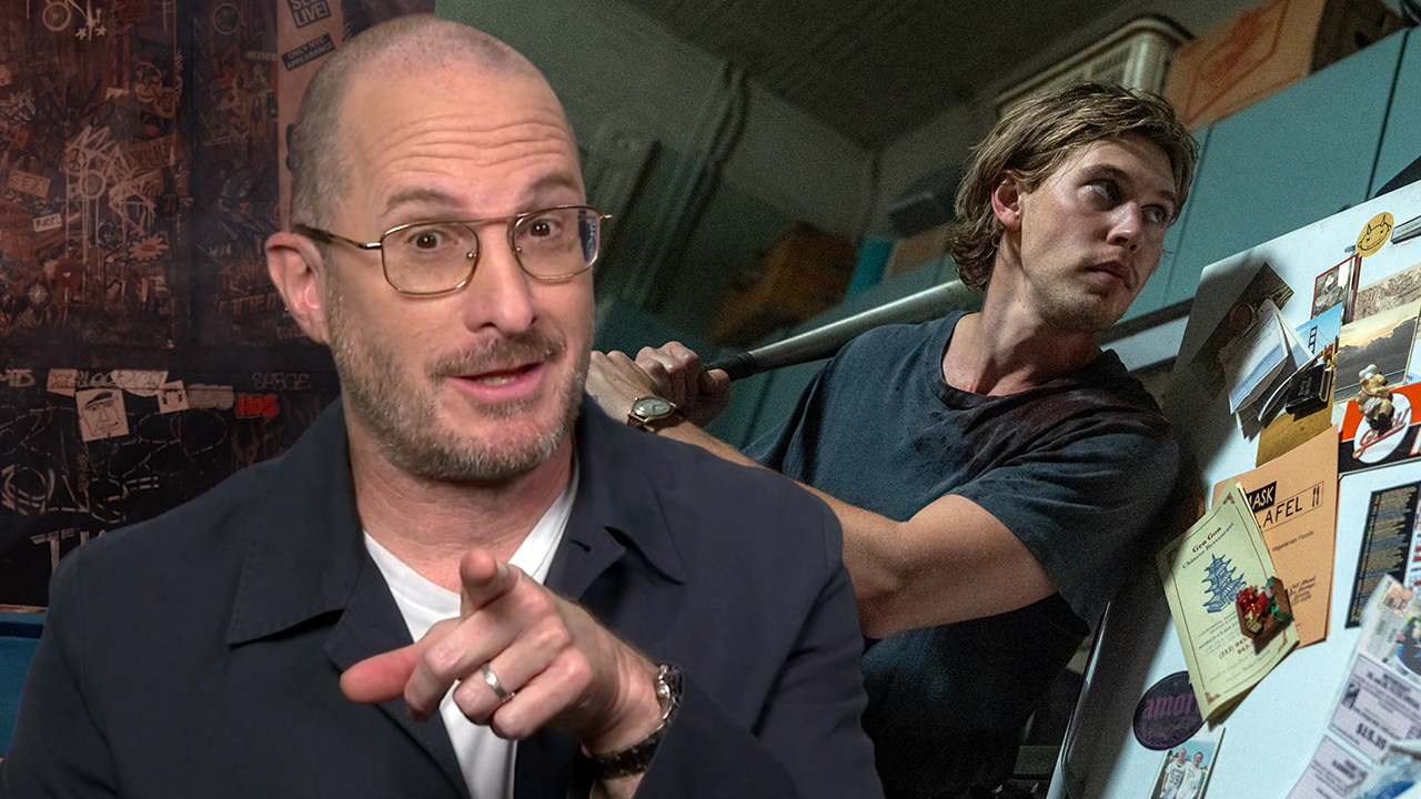 Darren Aronofsky discusses his new film, &quot;Caught Stealing,&quot; starring Austin Butler.
