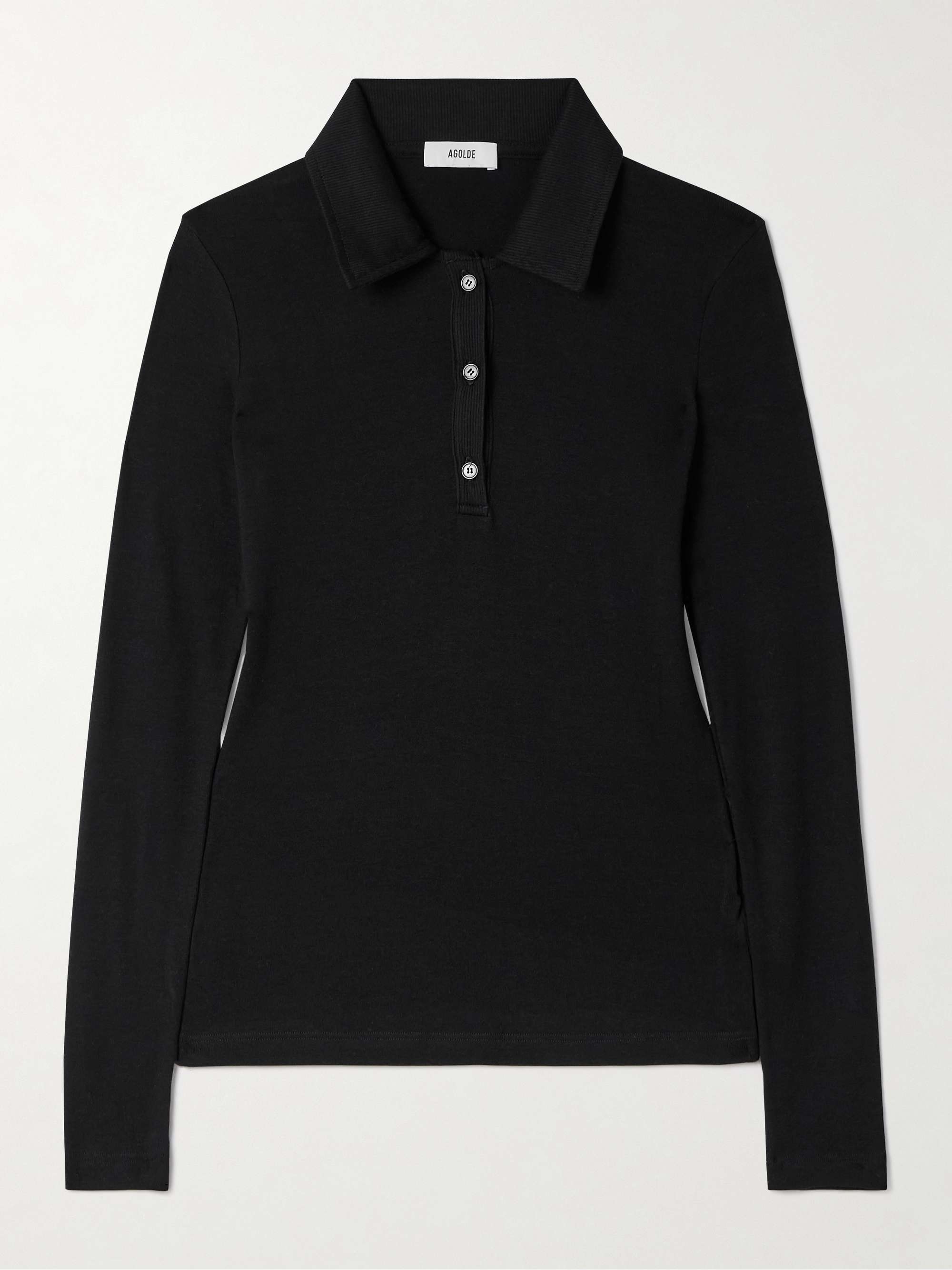 Amos Stretch-Lyocell Polo Shirt