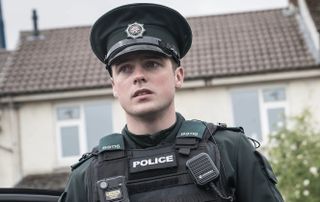 Blue Lights on BBC1 stars Nathan Braniff as a rookie Belfast policeman.