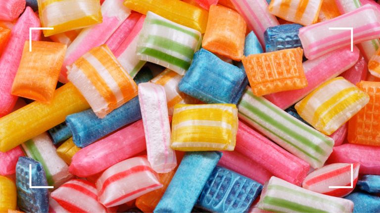 colourful sweets 