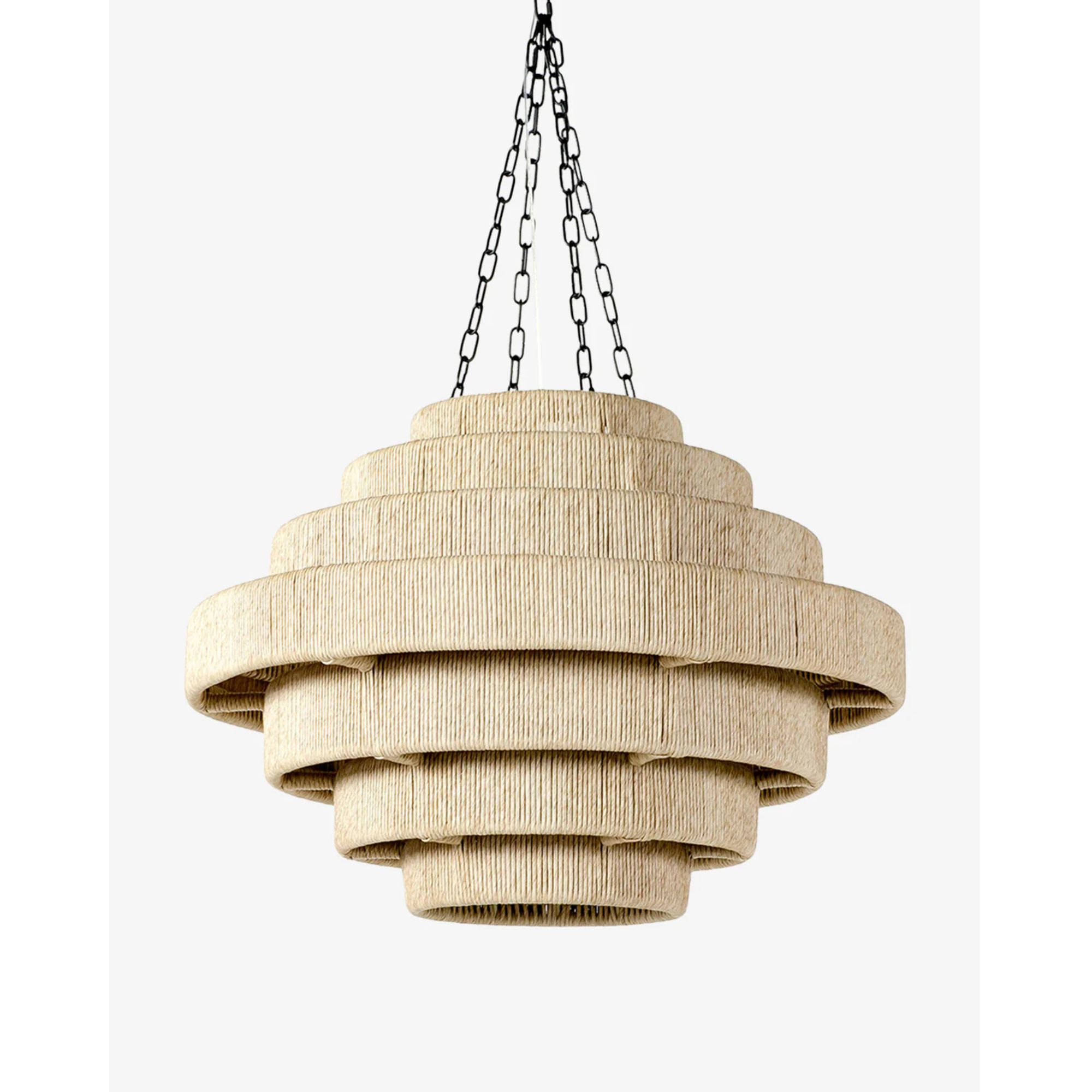 outdoor woven chandelier light