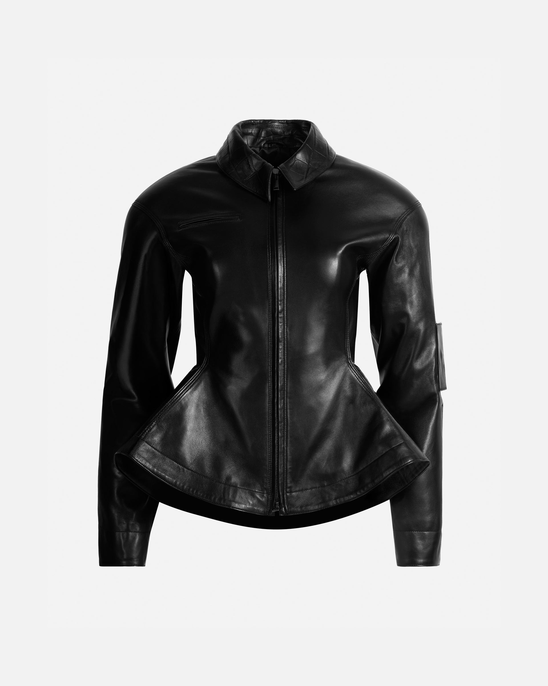 Bernadette Leather Jacket - Black / Xxs