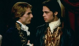 Interview With The Vampire Tom Cruise Brad Pitt Lestat and Louis get close