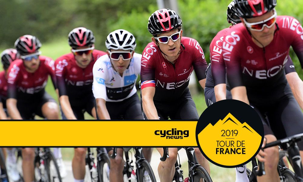 Team Ineos at the 2019 Tour de France