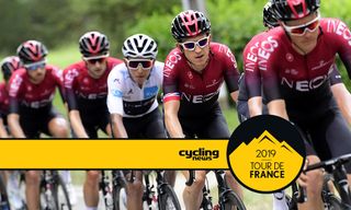 Team Ineos at the 2019 Tour de France