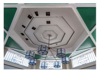 Ceiling of Hounslow West Station, from new book London Tube Stations 1924-1961, FUEL Publishing