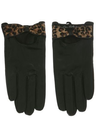 Miss Selfridge leather gloves, £18