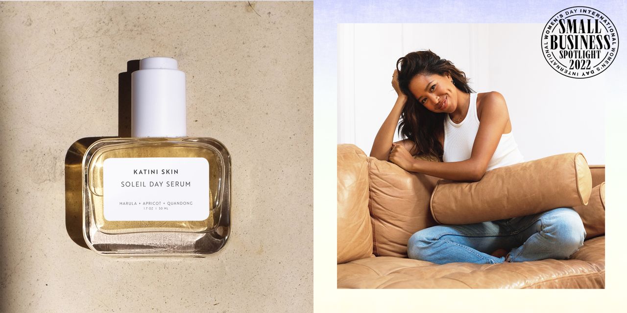 Katini Yamaoka for Katini Skin with signature facial oil