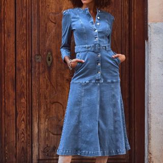 Denim midi dress from M&S