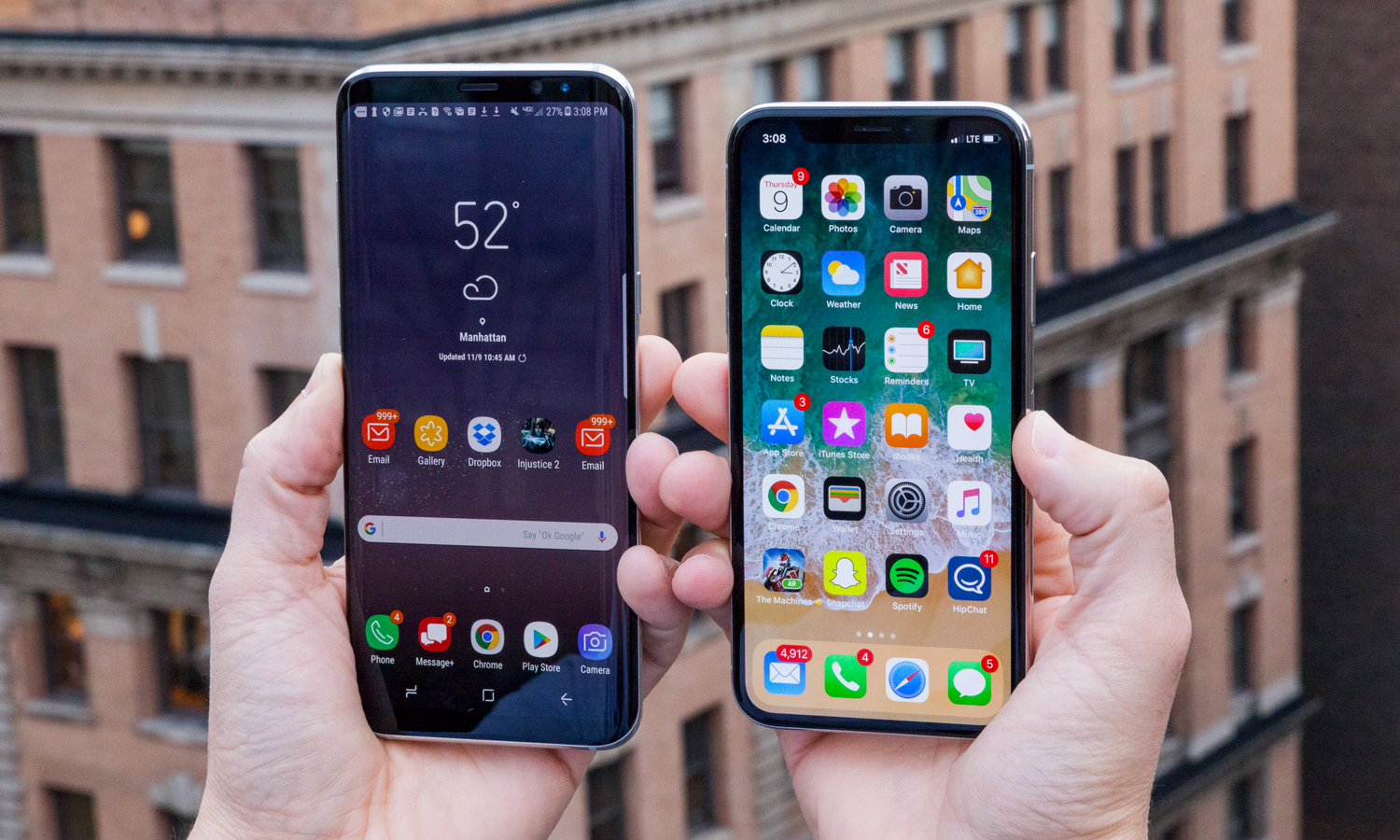 Apple Iphone X Vs Samsung Galaxy S8 Which Flagship Phone Wins Tom S Guide