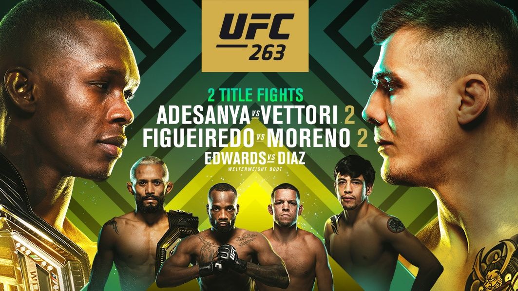 Ufc 263 Live Stream How To Watch Israel Adesanya Vs Marvin Vettori 2 Ppv For Free Full Fight What Hi Fi