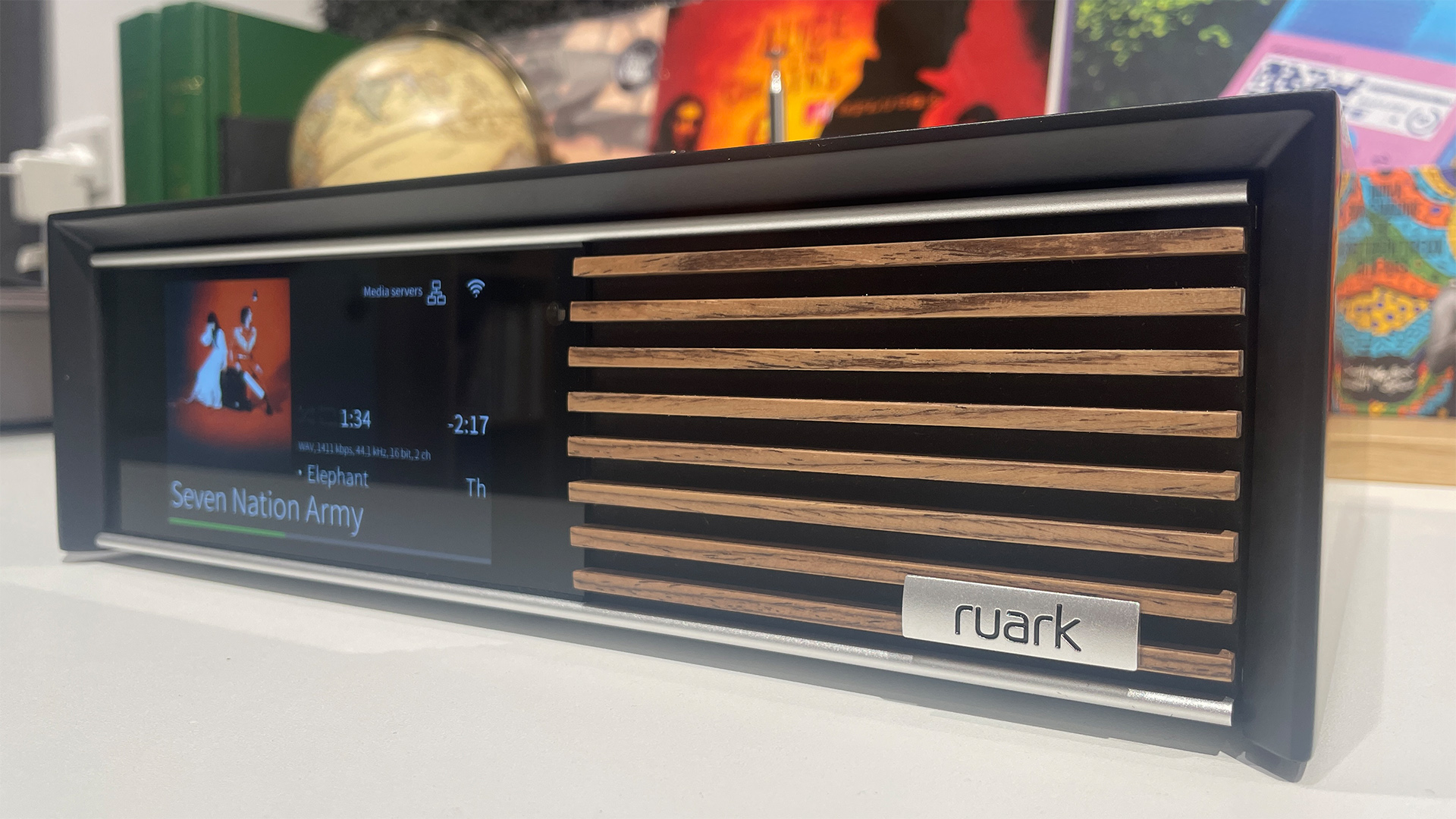 Ruark R610 streaming amplifier in test room