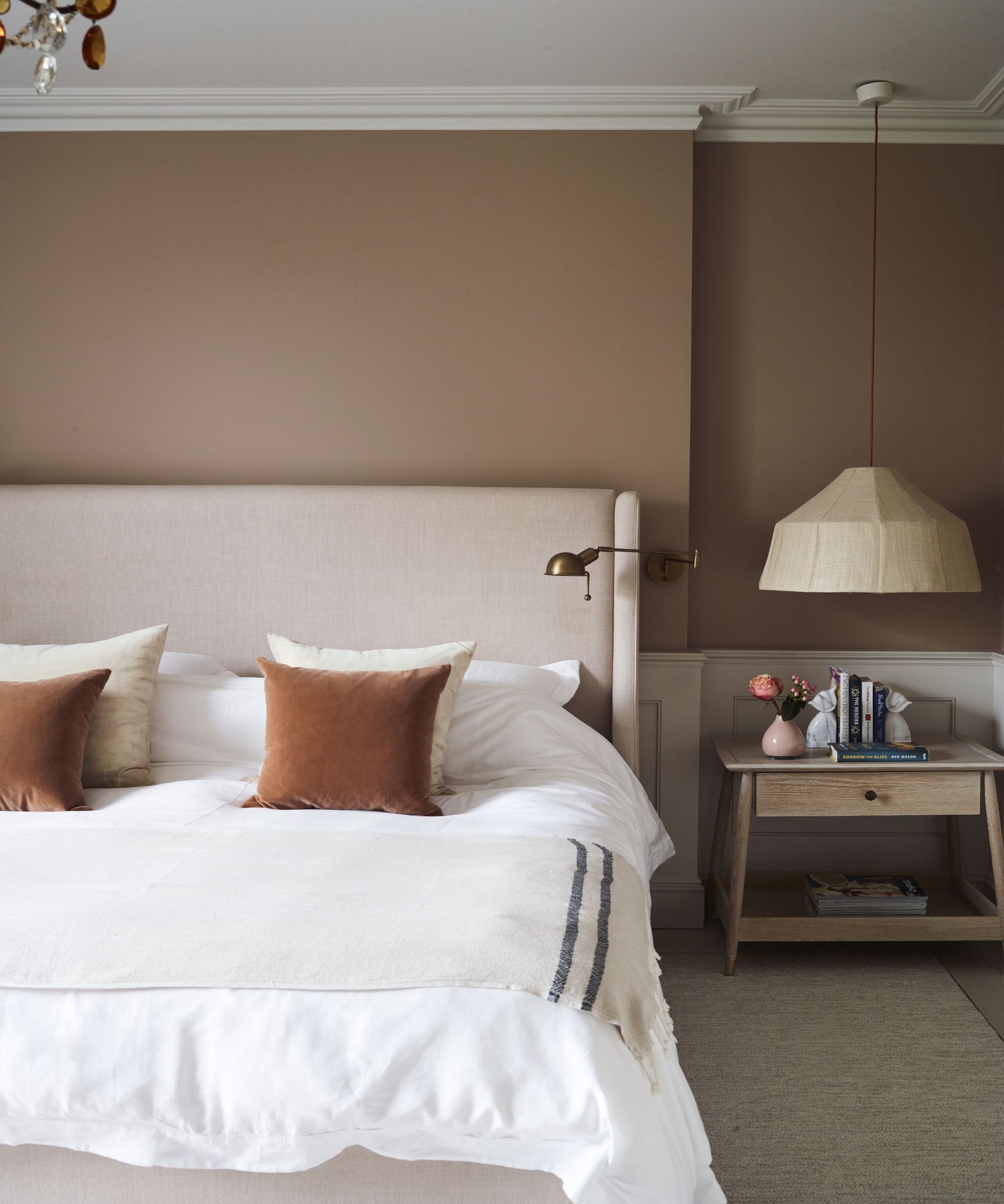 A modern house in London featuring a muted palette and statement art and furniture