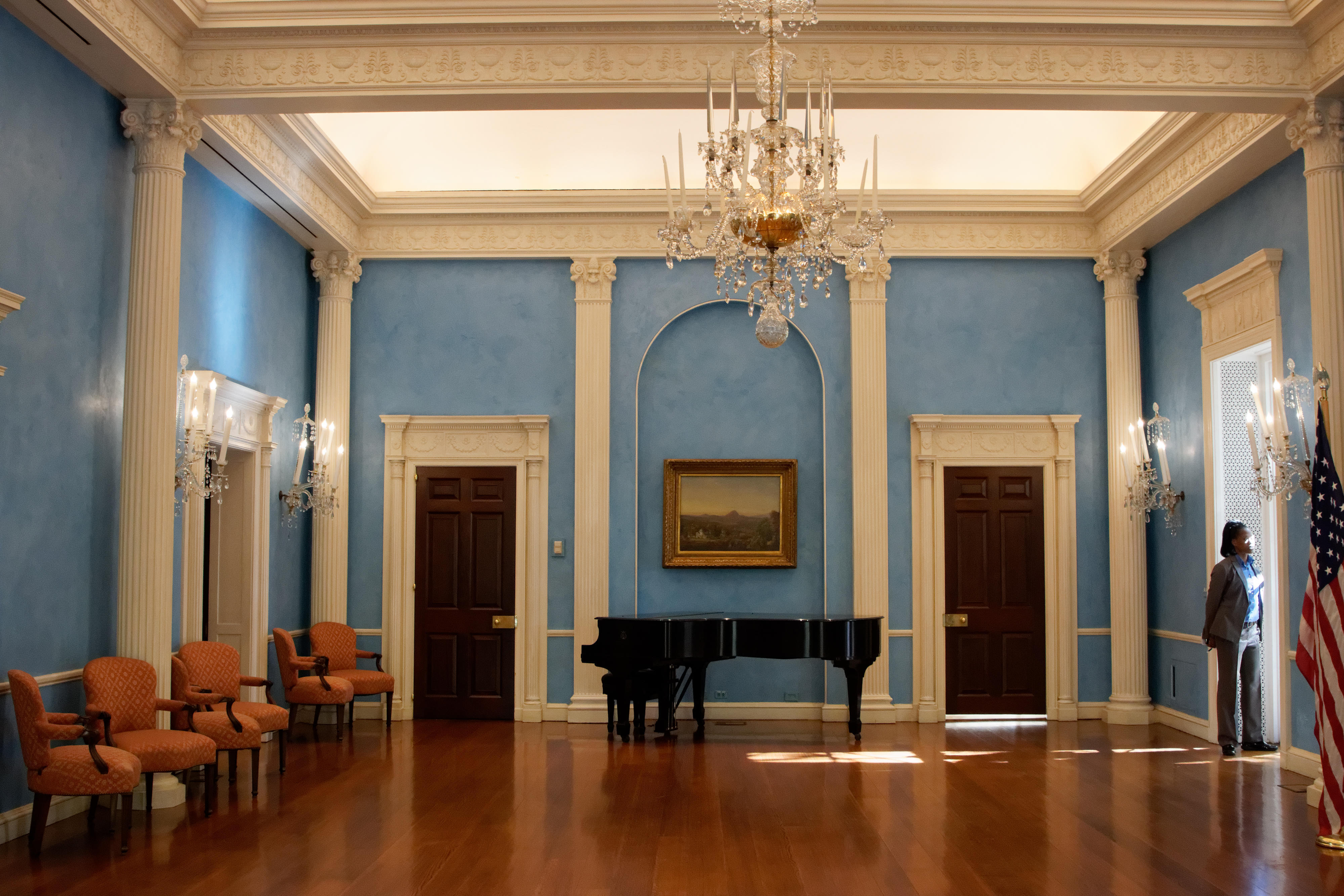 the inside of gracie mansion