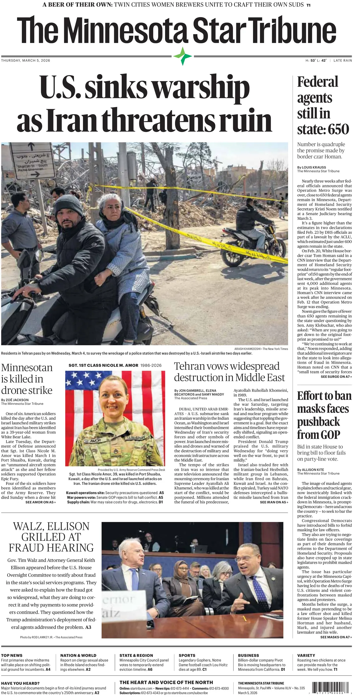 The Minnesota Star Tribune