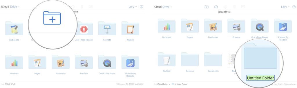 How to manually create folders and move documents in the Files app and ...
