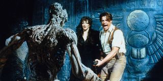 Rachel Weisz and Brendan Fraser in The Mummy