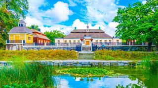 Skansen is a hilltop open-air museum