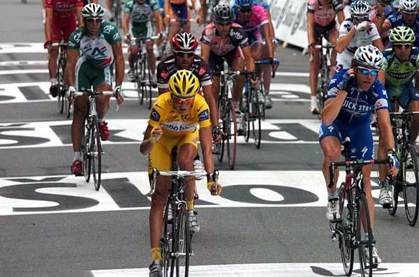 Quick.Step teammates received the news about Boonen's win quickly.