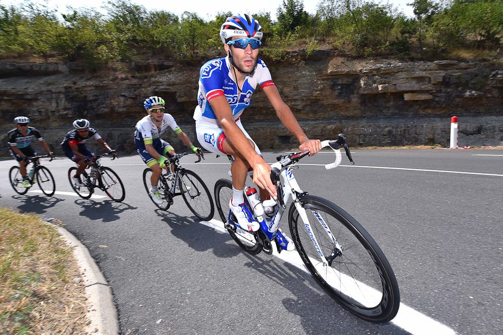 Thibaut Pinot in the stage 14 breakaway.