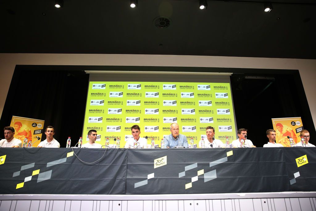 The whole team attended the press conference