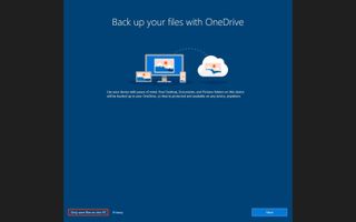 Windows 10 account skip OneDrive