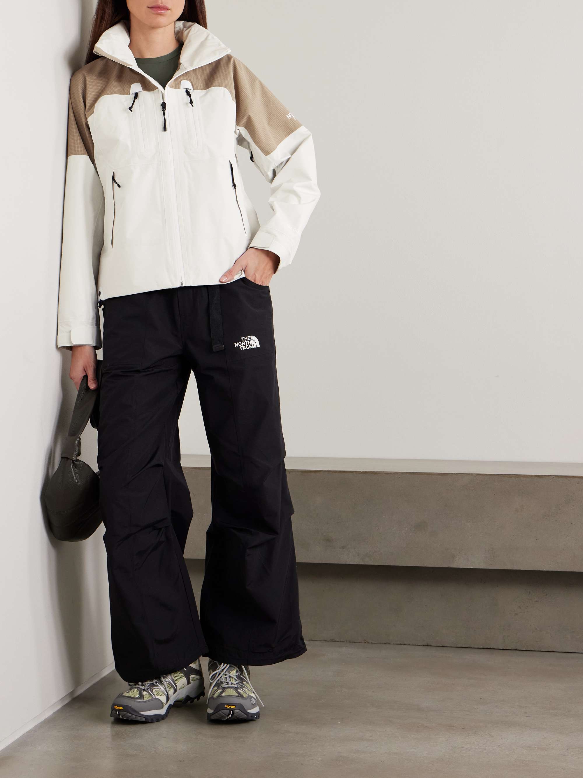 Devils Thumb Hooded Two-Tone Recycled-Gore-Tex Jacket