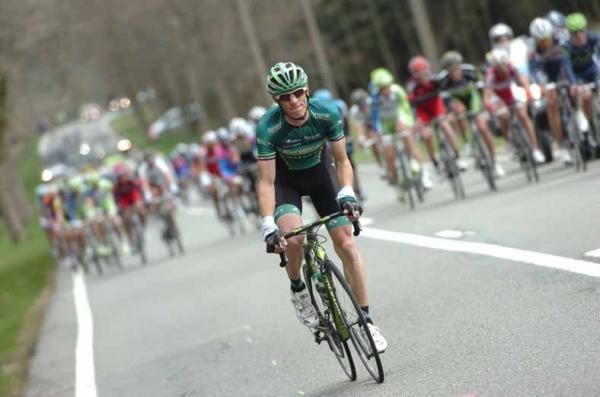 Pierre Rolland (Europcar) sparked a dangerous group that bridged to the early break.