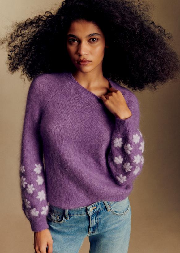 M&amp;eacute;lanie Jumper - Amethyst / Lila - Kid Mohair - S&amp;eacute;zane