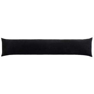 habitat draft excluder in black velvet