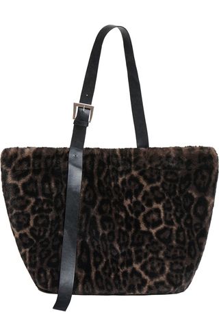 Esti Leopard Pluche™ Faux Fur Tote