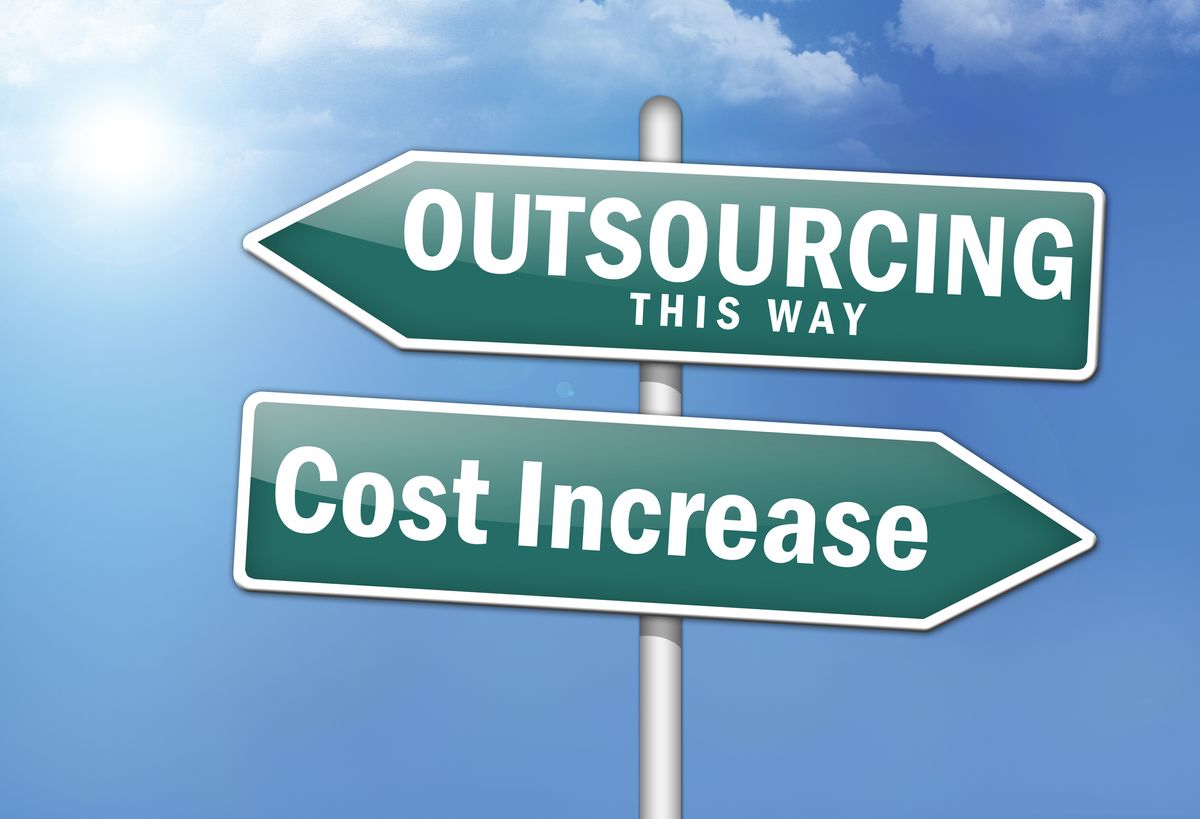 Outsourcing signpost