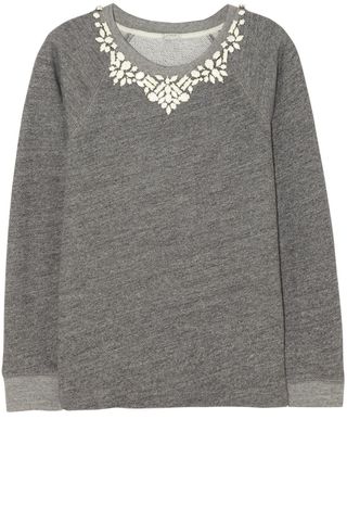 J. Crew Crystal Embellished Sweatshirt, £100