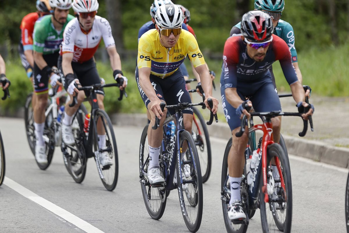Itzulia Basque Country 2022 - 61st Edition - 6th stage Eibar - Arrate 135,7k m - 09/04/2022 - Remco Evenepoel (BEL - Quick-Step Alpha Vinyl Team) - photo Luis Angel Gomez/SprintCyclingAgency&Acirc;&copy;2022