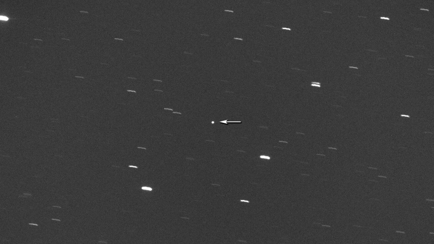 The asteroid will pose zero threat to the moon and Earth.