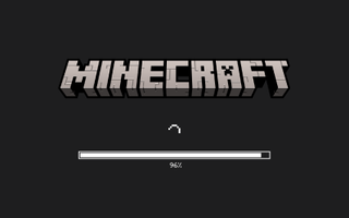 Minecraft loading screen on Chromebooks