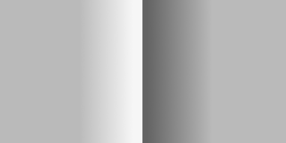 A two-paneled image with grayscale gradients