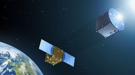 How the kind of external coronagraph developed through StarTiger-2 would work in practice: ESA plans to make Proba-3 the first mission of this kind.