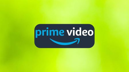 Prime Video logo on a bright green background