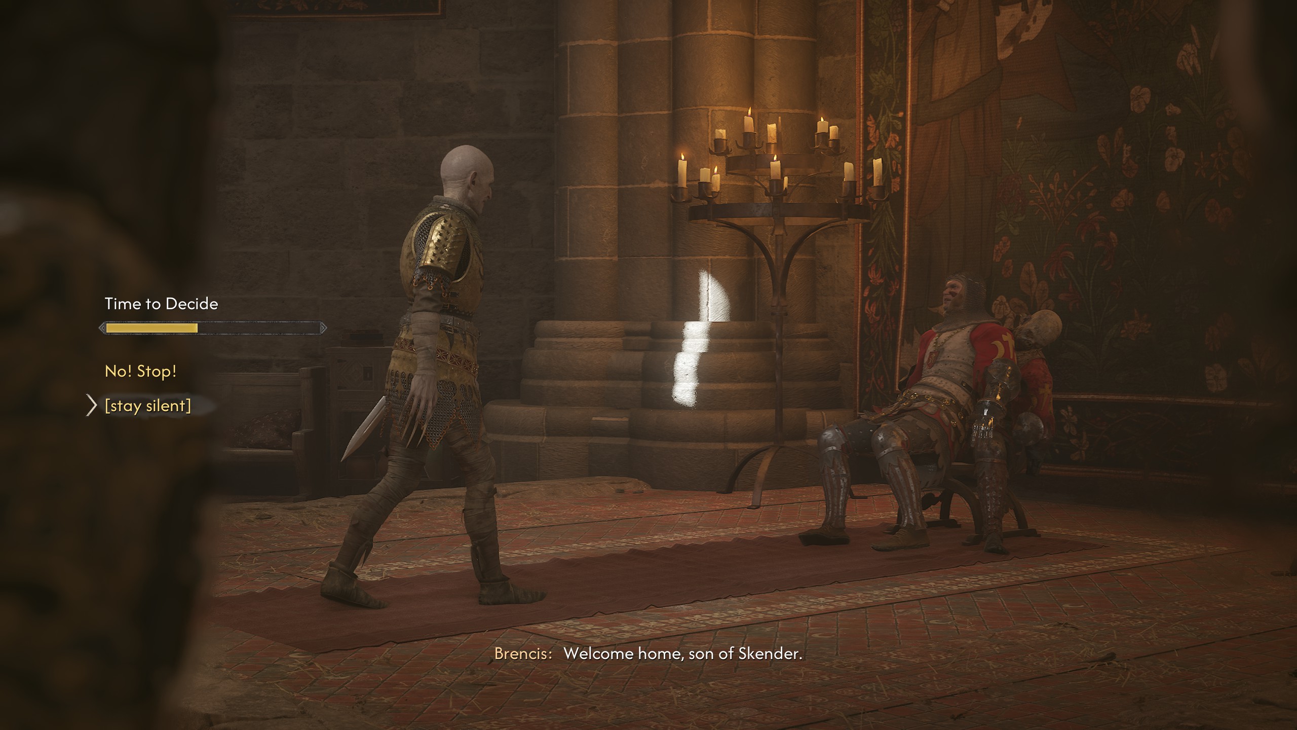 Blood of Dawnwalker endings - Brencis going for Catalin