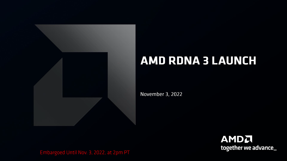 AMD RDNA 3 and Radeon RX 7900 XT / XTX Slide Deck