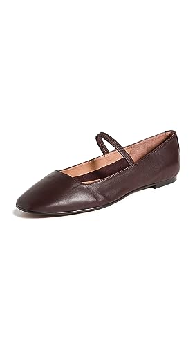 Madewell Women's the Greta Ballet Flats, Chocolate Raisin, 6 Medium Us