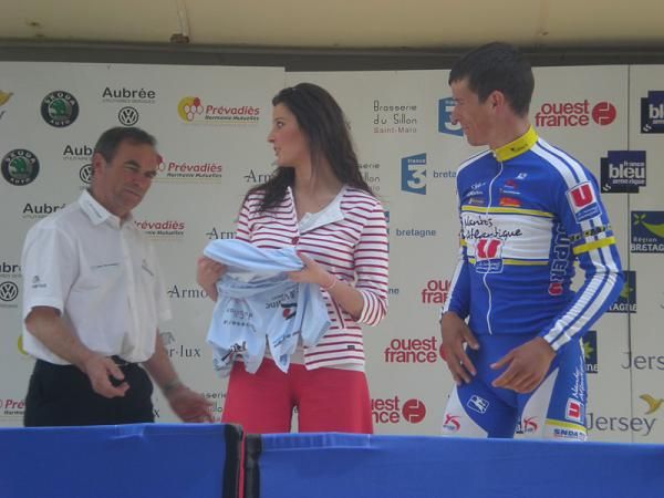 Local boy Kevin Cherruault (U.C. Nantes Atlantique) was awarded as the most aggressive rider.
