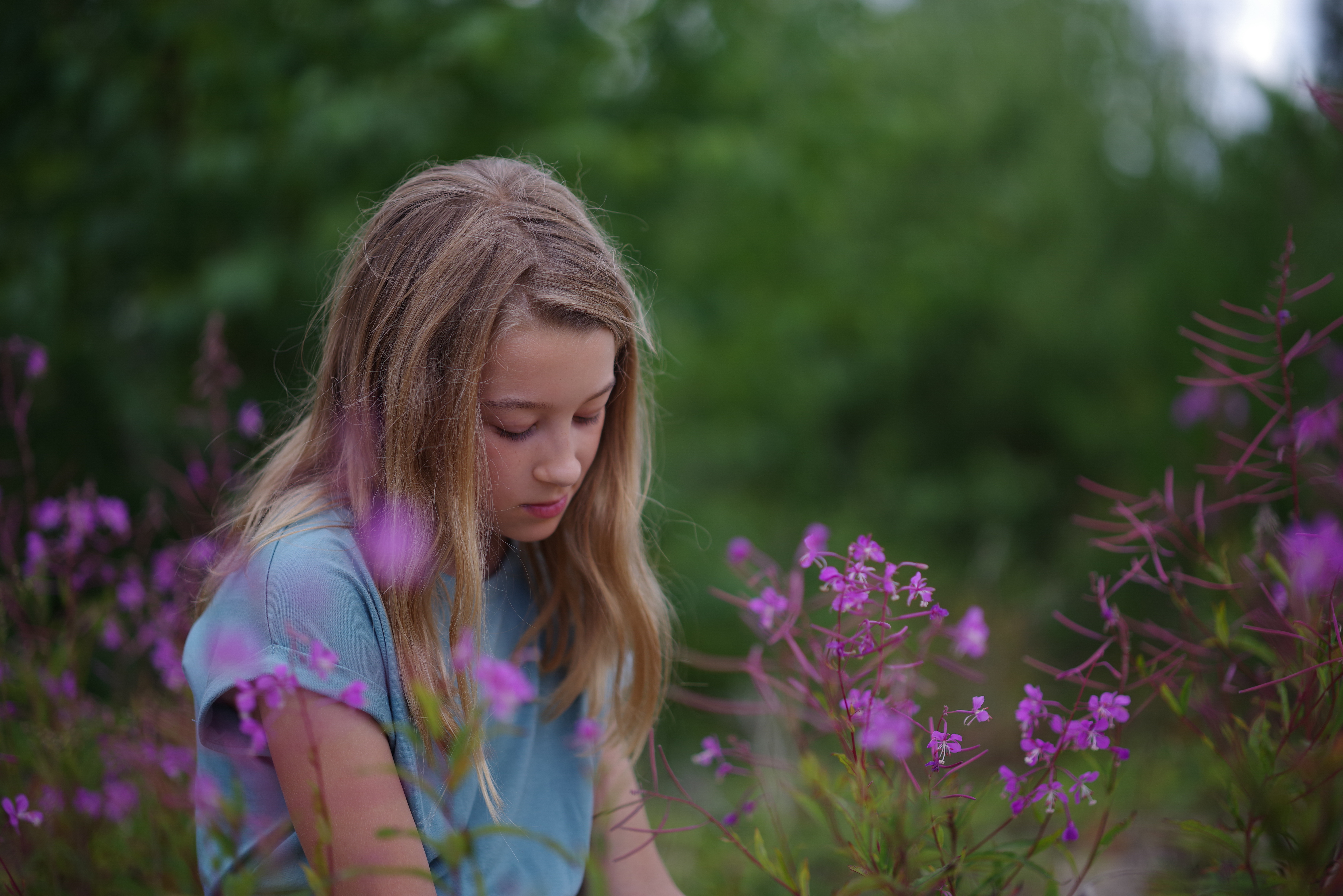 A portrait taken with the Pentax 85mm f/1.4 lens
