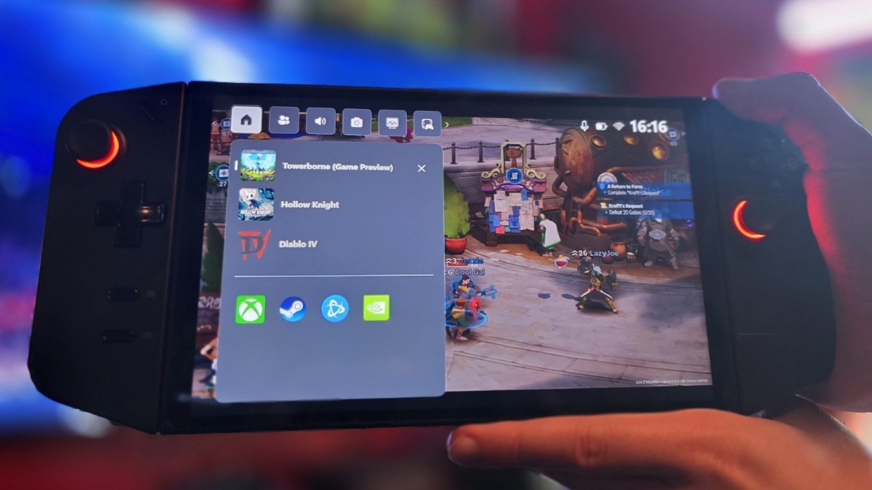 Lenovo Legion Go with Xbox Game Bar